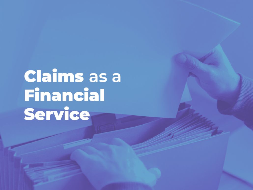 Supporting Insurance claims handling as a financial service