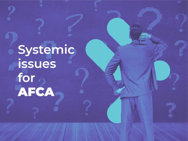 What are systemic issues for AFCA